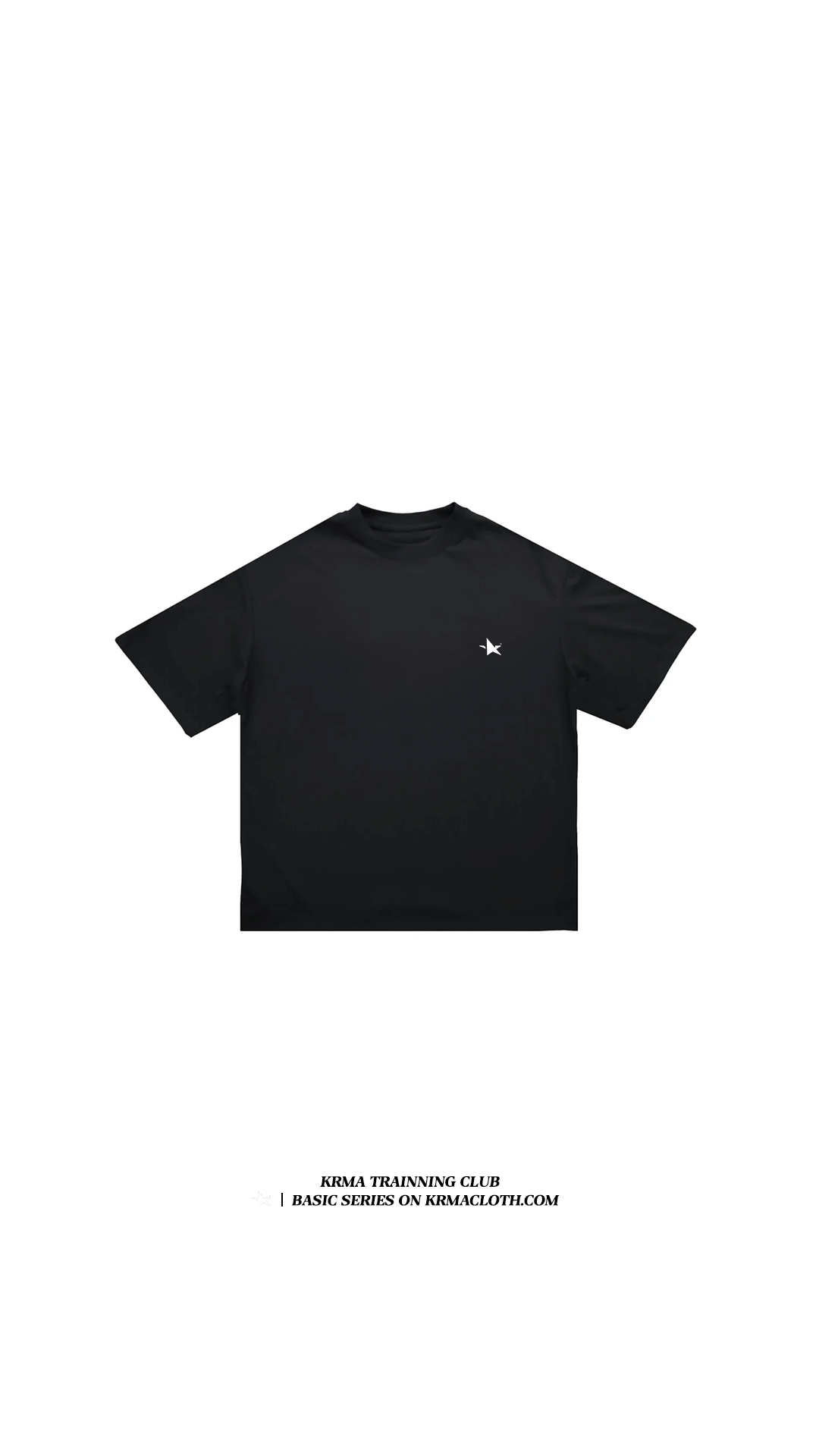Oversize Tee / Basic Series Negro